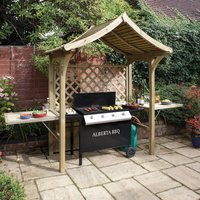 Rowlinson Wooden Party Arbour, Brown