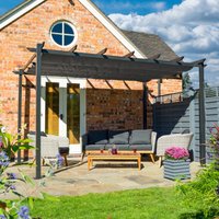 Rowlinson Venetian Gazebo 4 x 3m - Grey, Grey