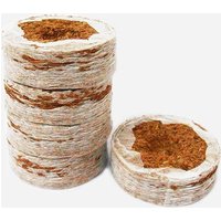 42mm Coir Coins Pack of 50 Coco Peat Mix Coir Products