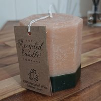 Recycled Wax Winter Spice Octagon Candle 100% Recycled Wax The Recycled Candle Company