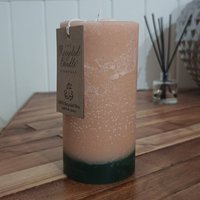 Recycled Wax Winter Spice Pillar Candle 100% Recycled Wax The Recycled Candle Company