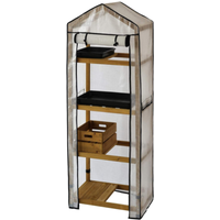 VegTrug Wooden Greenhouse Nursery and PE Cover - Natural