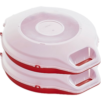 Two Christmas Wreath And Garland Storage Boxes Recyclable Plastic Strata