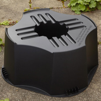 Harcostar Black Water Butt Stand Recyclable and Recycled Plastic Straights Manufacturing