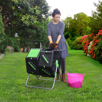 Gardening Naturally Dual Tumbling Composter 2 x 70L Cells
