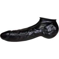 Penis-/Hodenhülle „Black Sleeve“ aus Latex Penis-/Hodenhülle „Black Sleeve“ aus Latex
