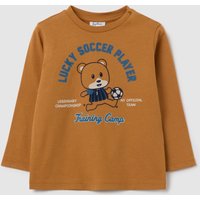 OVS 40% Rabatt auf FAGOTTINO Braunes BaumwollTShirt für Jungen Größe 3036