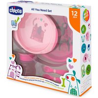 CHICCO Set de Comida Rosa 12 Meses+ // Precio, Comprar