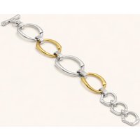 Ciclón Pulsera Mini Espiral Oro y Plata | Paco Perfumerías