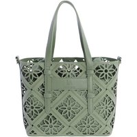 Don Algodón Bolso de Hombro Tote Calado Verde | Comprar