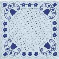 Tous Pañuelo Cuadrado Paisley Bandana Azul | Comprar