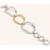 Ciclón Pulsera Espiral Oro y Plata | Paco Perfumerías