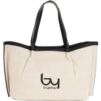 Byblos Bolso de Hombro Negro-Natural | Paco Perfumerías