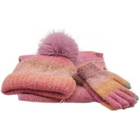 Carabo Conjunto Bufanda, Gorro y Guantes Rosado | Comprar