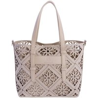 Don Algodón Bolso de Hombro Tote Calado Arena | Comprar