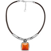 Ciclón Collar Kubik con Cristal Murano Coral | Comprar