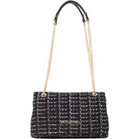 Mario Valentino Bolso de Hombro Tweed Negro | Comprar