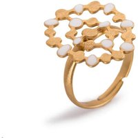 Makadama Anillo Carla Esmalte Color Oro | Paco Perfumerías