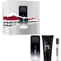 Carolina Herrera 212 Vip Black Eau de Parfum 100ml Spray 3 Pcs Gift Set