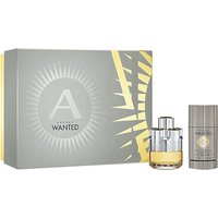 Azzaro Wanted Eau de Toilette 50ml Spray & 75ml Deodorant Stick Set