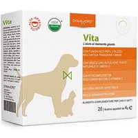 Vita Alimento Complementare Per Le Difese Immunitarie Di Cani E Gatti 20 Bustine Appetibili Da 4 Grammi