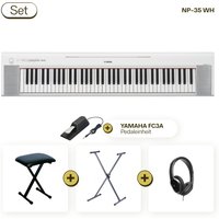 Pianelli 53% Rabatt auf das KomplettSet Yamaha NP35 Piaggero in Weiß