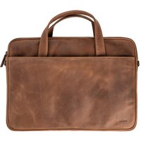 Accezz Leather Sac ordinateur 16 pouces - Cognac