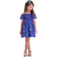 Vestido Infantil Azul