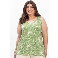 Regata Feminina Plus Size Verde