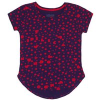 Blusa Manga Curta Menina Mundo Ripilica Azul