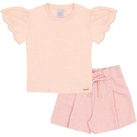 Conjunto Meia Malha Rosa