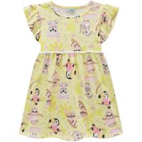 Vestido em Cotton Maquinetado Cute Jungle Verde