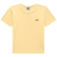 Camiseta Menino em Meia Malha Flamê Amarelo