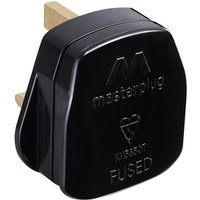 13A Plug 13A Fused Black PT13B-MP