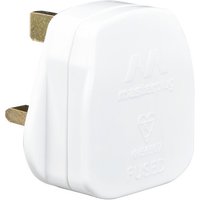 13A Plug 13A Fused White Mp (Mp Branded) PT13W-01
