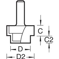 Trend Bookcase Strip Rebate Router Cutter