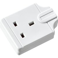 1G 13A Trailing Socket White SS-MP