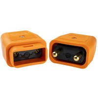 2 X 10A 2 Pin Hd Rev Il Connector Orange NC102O-01