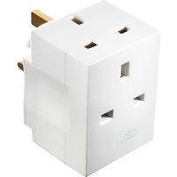 3G 13A Fused Multisocket Adaptor MSF3-01