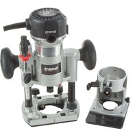 Trend 710W ?” Dual-Base Trim & Plunge Router 240V Uk Pk 1 T1EPS