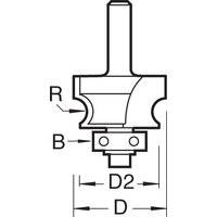 Trend Corner Bead Bearing Guided Router Cutter