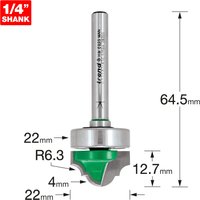 Trend CRAFTPRO Bearing Guided Classic Decor Router Cutter