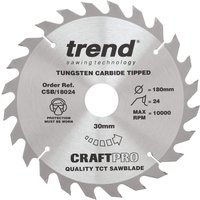 Trend CRAFTPRO Wood Cutting Saw Blade