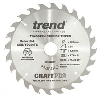 Trend CRAFTPRO Wood Cutting Saw Blade for DeWalt DCS575