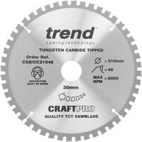 Trend CRAFTPRO Wood Cutting Mitre Saw Blade