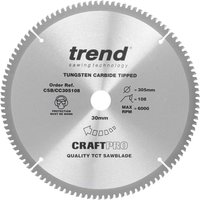 Trend CRAFTPRO Wood Cutting Mitre Saw Blade