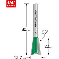 Trend CRAFTPRO Large Dovetail Router Cutter