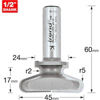 Trend Drawer Pull Router Cutter