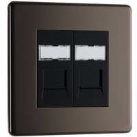 Evolve Brushed Steel (White) 200W Single Touch Dimmer Switch 2-Way Master PCDBSTDM1W-01
