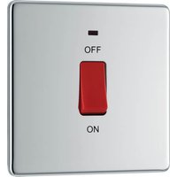Evolve Brushed Steel (White) Single Euro Module Front Plate (25 X 50) PCDBSEMS1W-01